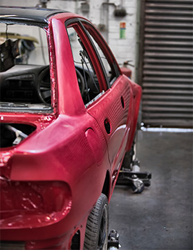 Ford escort mk5 carbon fibre roof modification